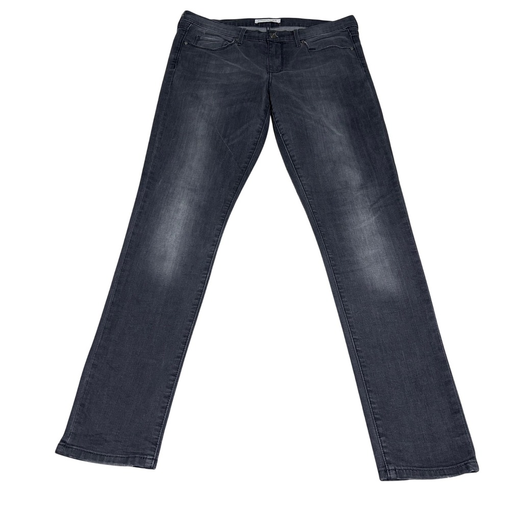 Banana Republic Skinny Jeans Womens 30 29 Charcoal Gray Premium Denim Stretch